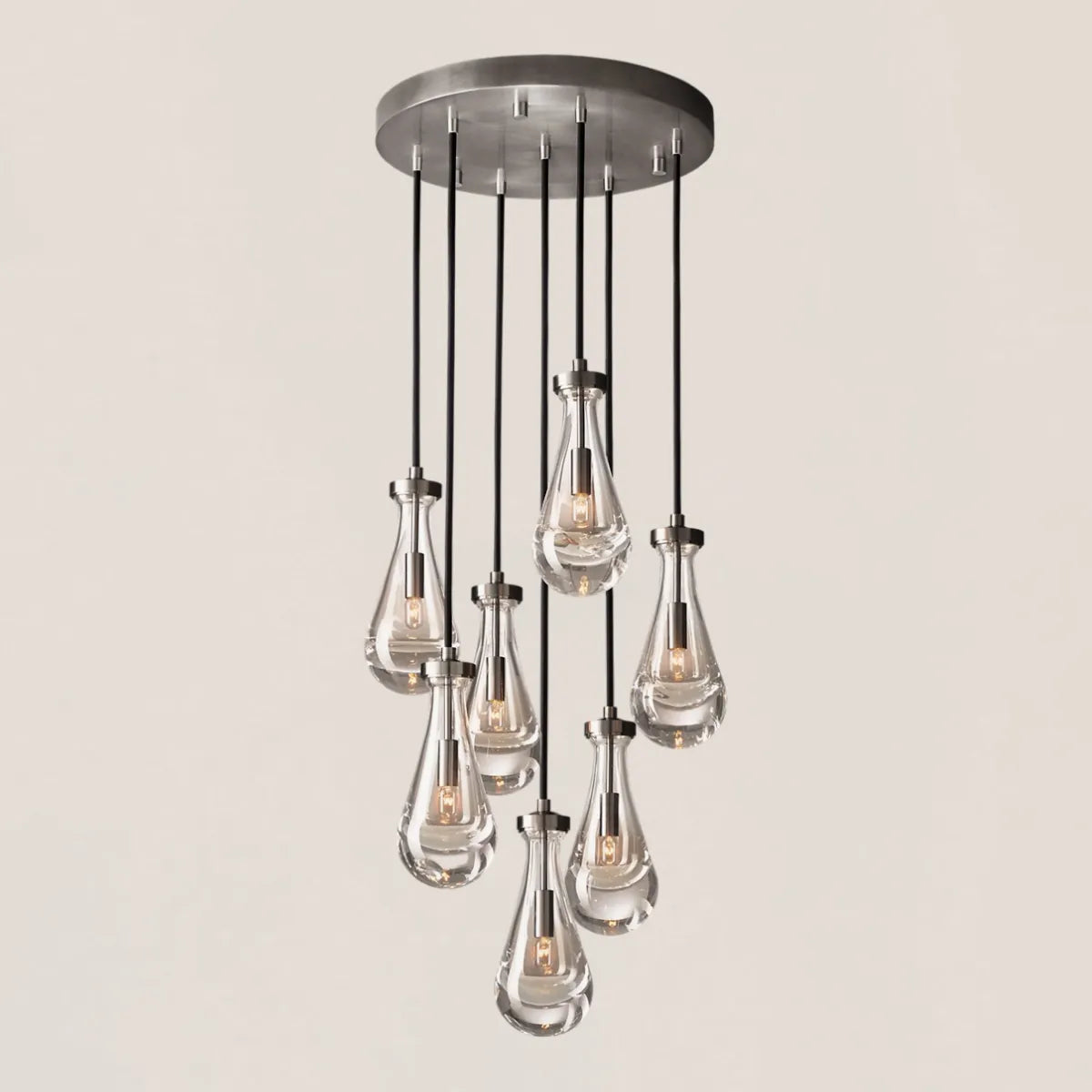Rain Round Modern Chandelier Light