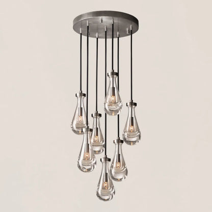Rain Round Modern Chandelier Light