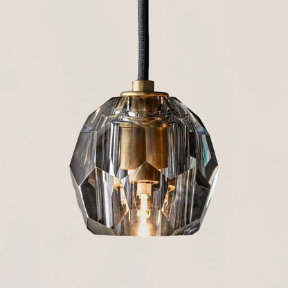 Boule De Crystal Glass Cord Pendant