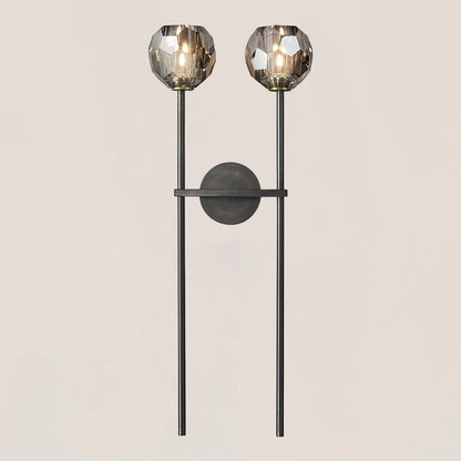 Boule De Crystal Double Grand Wall Sconce