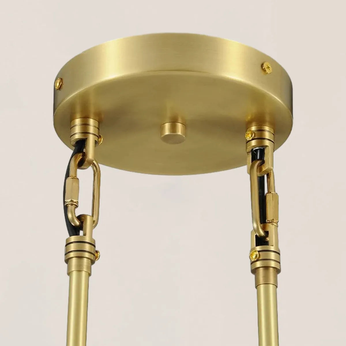 Raindrop Rod Round Chandelier