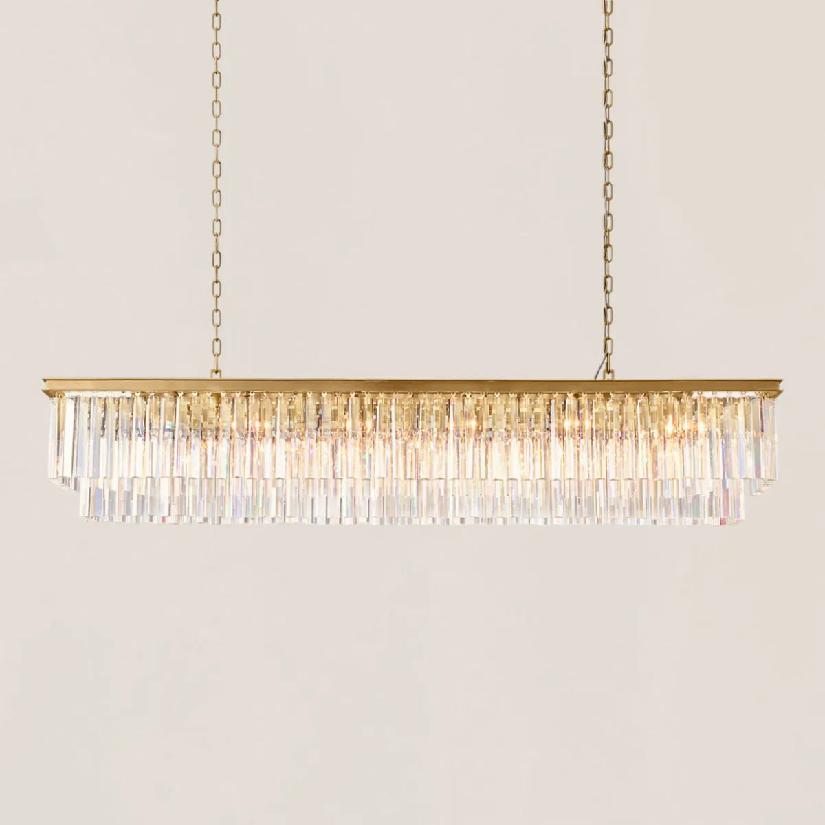1920s Odeon Rectangular Chandelier