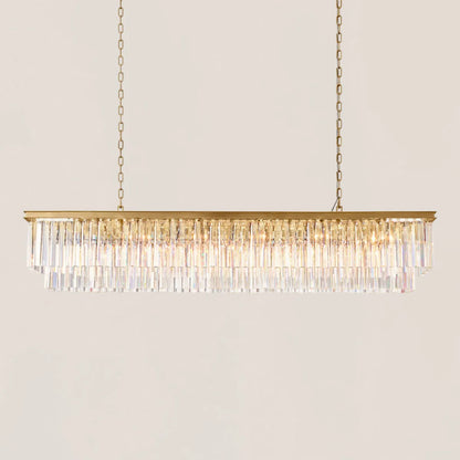 1920s Odeon Rectangular Chandelier