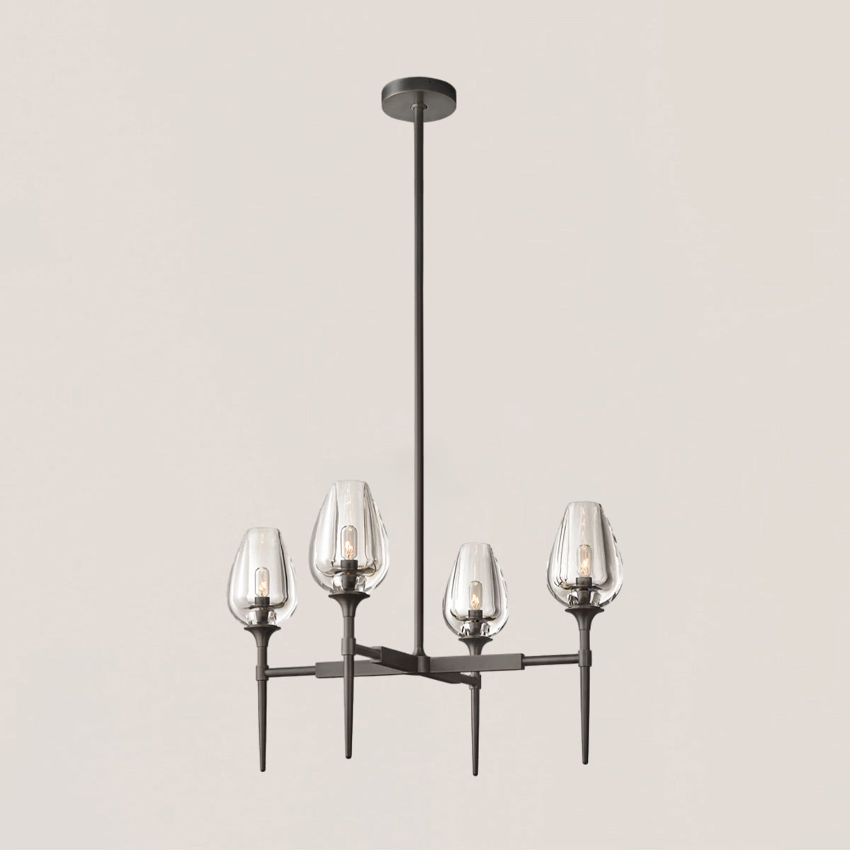 Tulip Crystal Round Chandelier