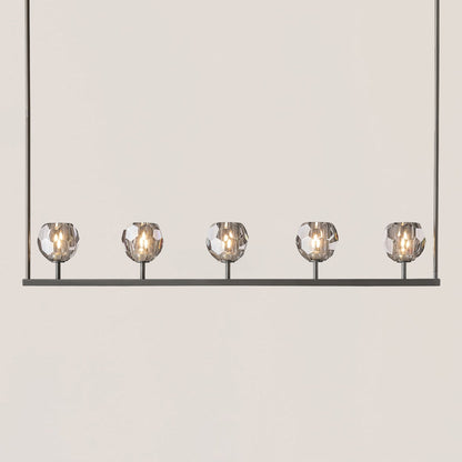 Boule De Crystal Linear Chandelier