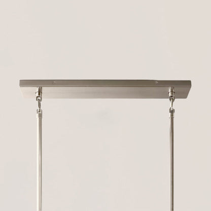 Chiara Clear Glass Rectangular Chandelier