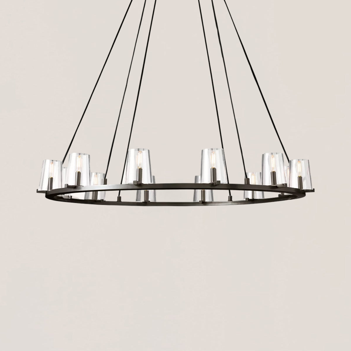 Pauillac Glass Round Chandelier 48"