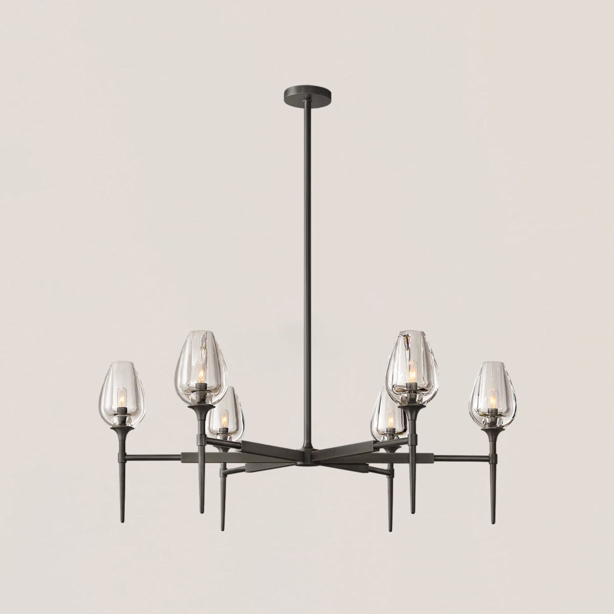 Tulip Crystal Round Chandelier