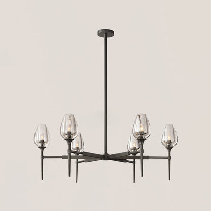 Tulip Crystal Round Chandelier