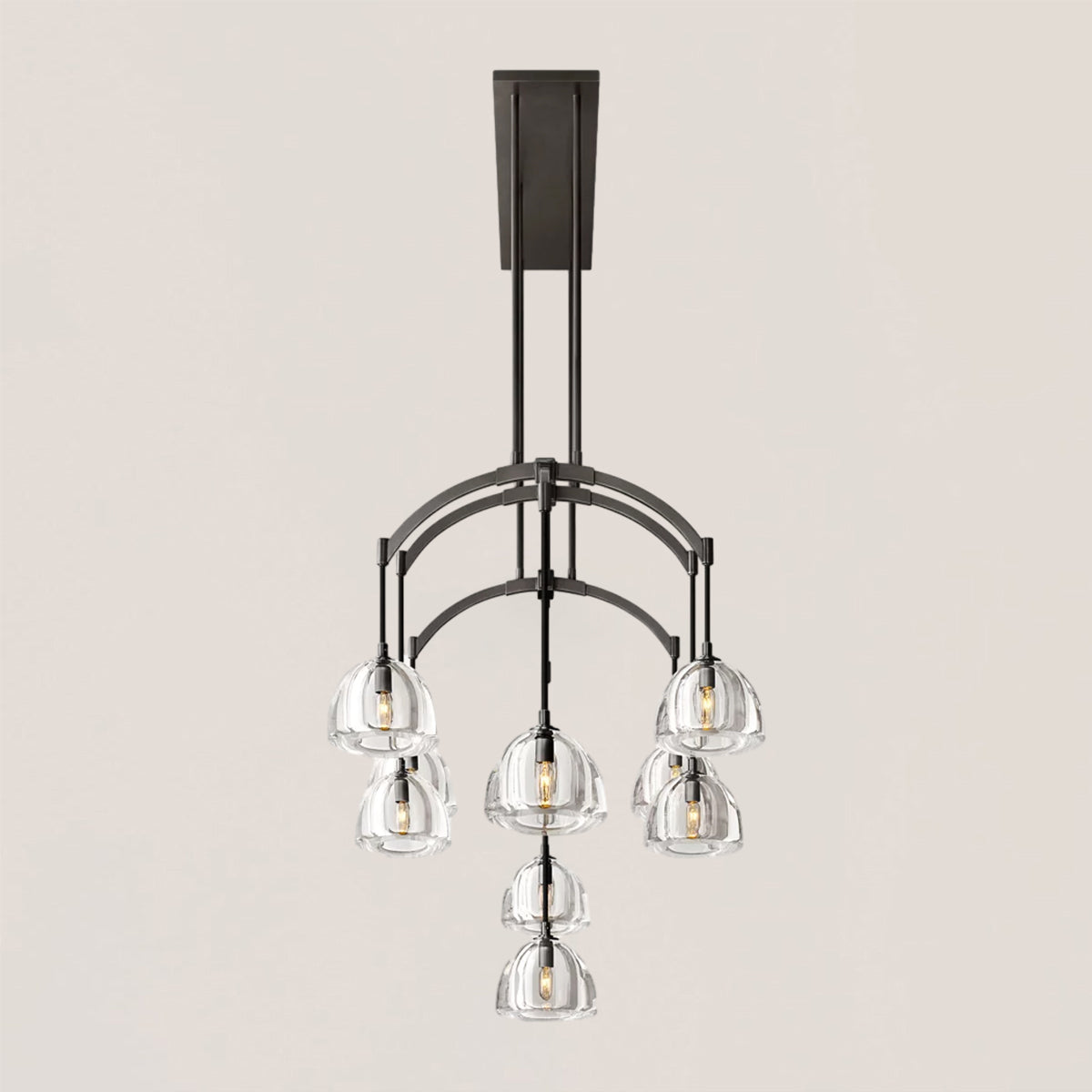 Hemisphere Linear Chandelier