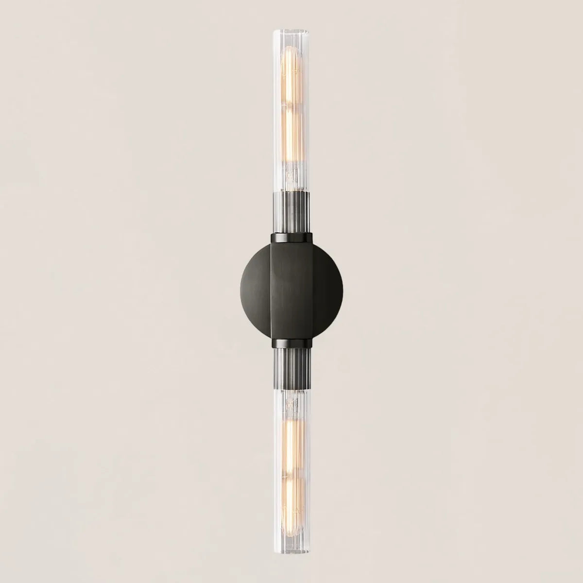 Cannele Glass Linear Wall Sconce