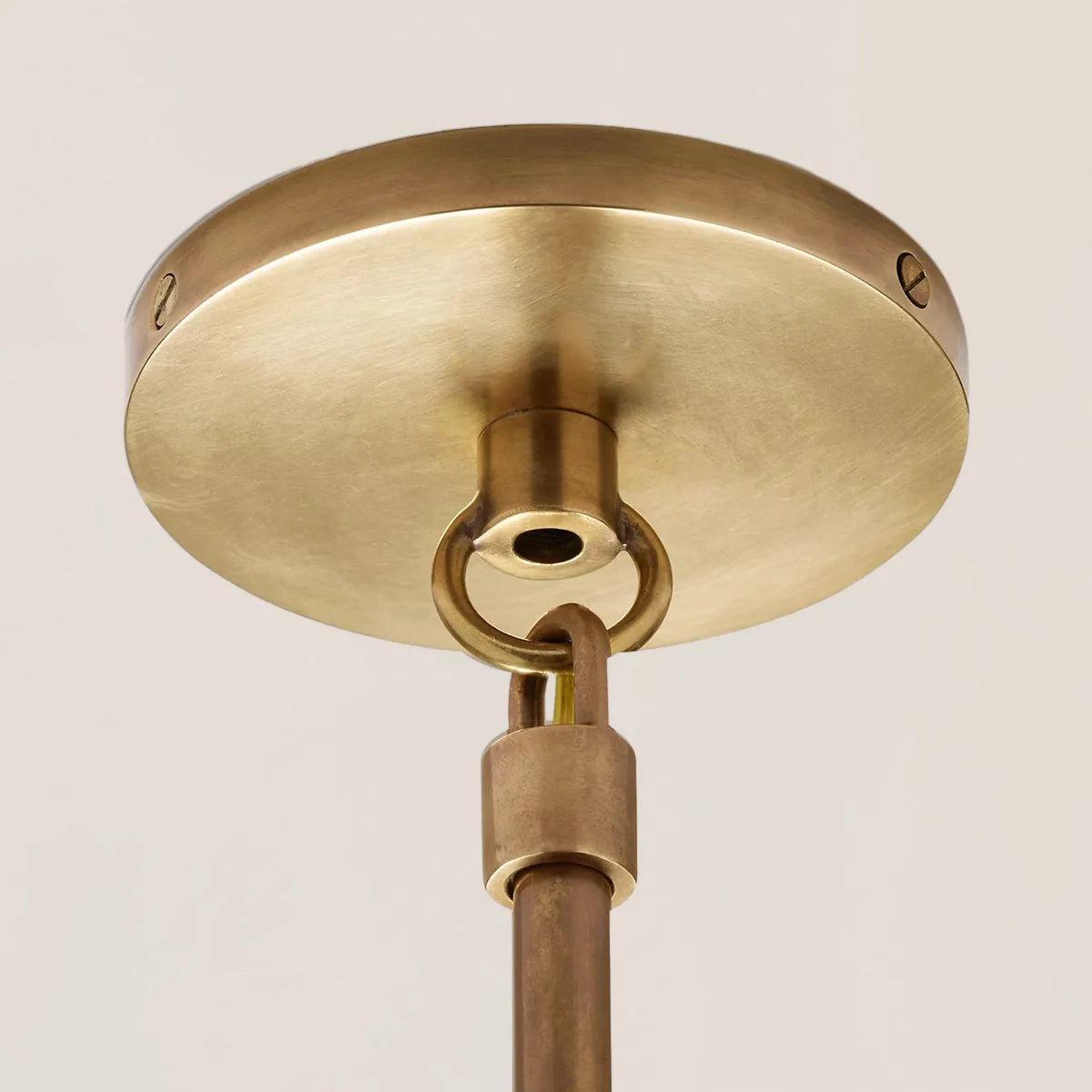 Chevalier Brass Crystal Pendant