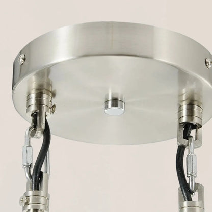 Raindrop Rod Round Chandelier