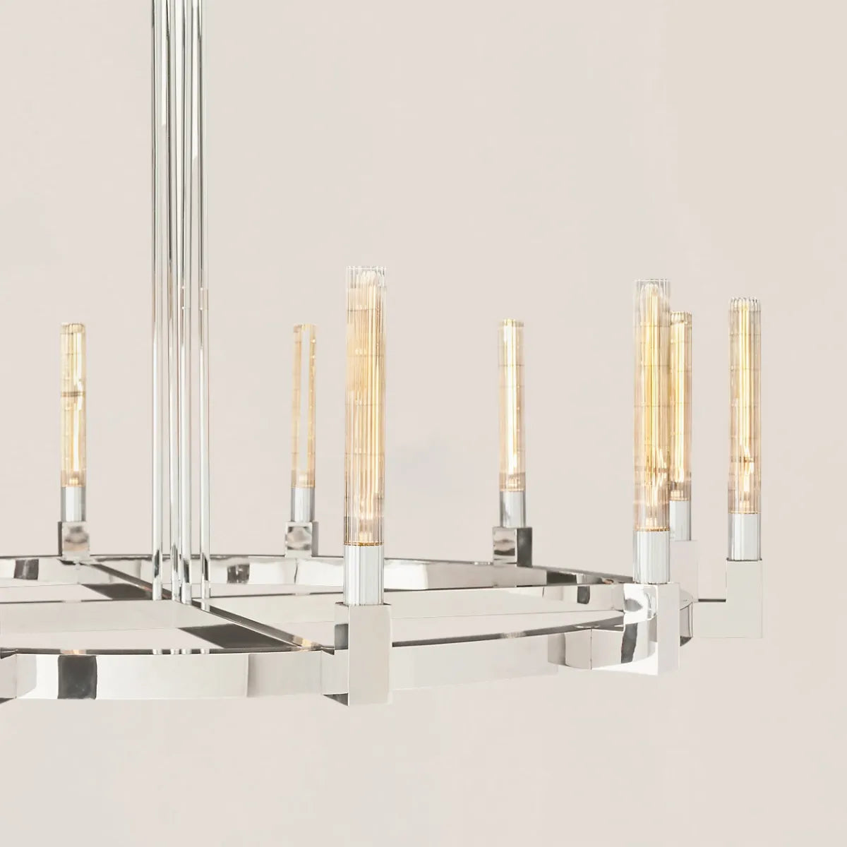 Cannele Glass Round Chandelier