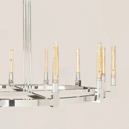 Cannele Glass Round Chandelier