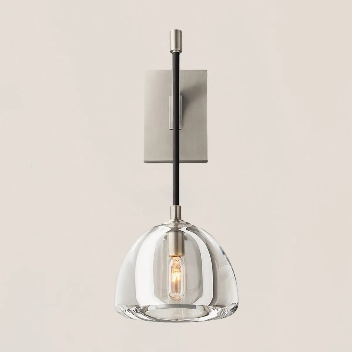 Hemisphere Crystal Wall Sconce