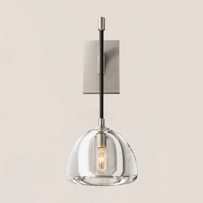 Hemisphere Crystal Wall Sconce