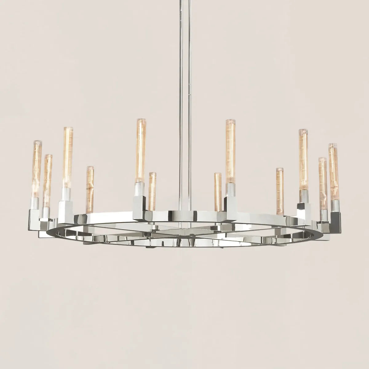 Cannele Glass Round Chandelier