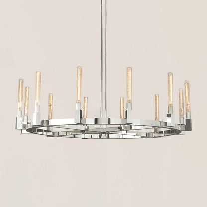 Cannele Glass Round Chandelier