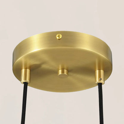 Raindrop Round Cord Pendant