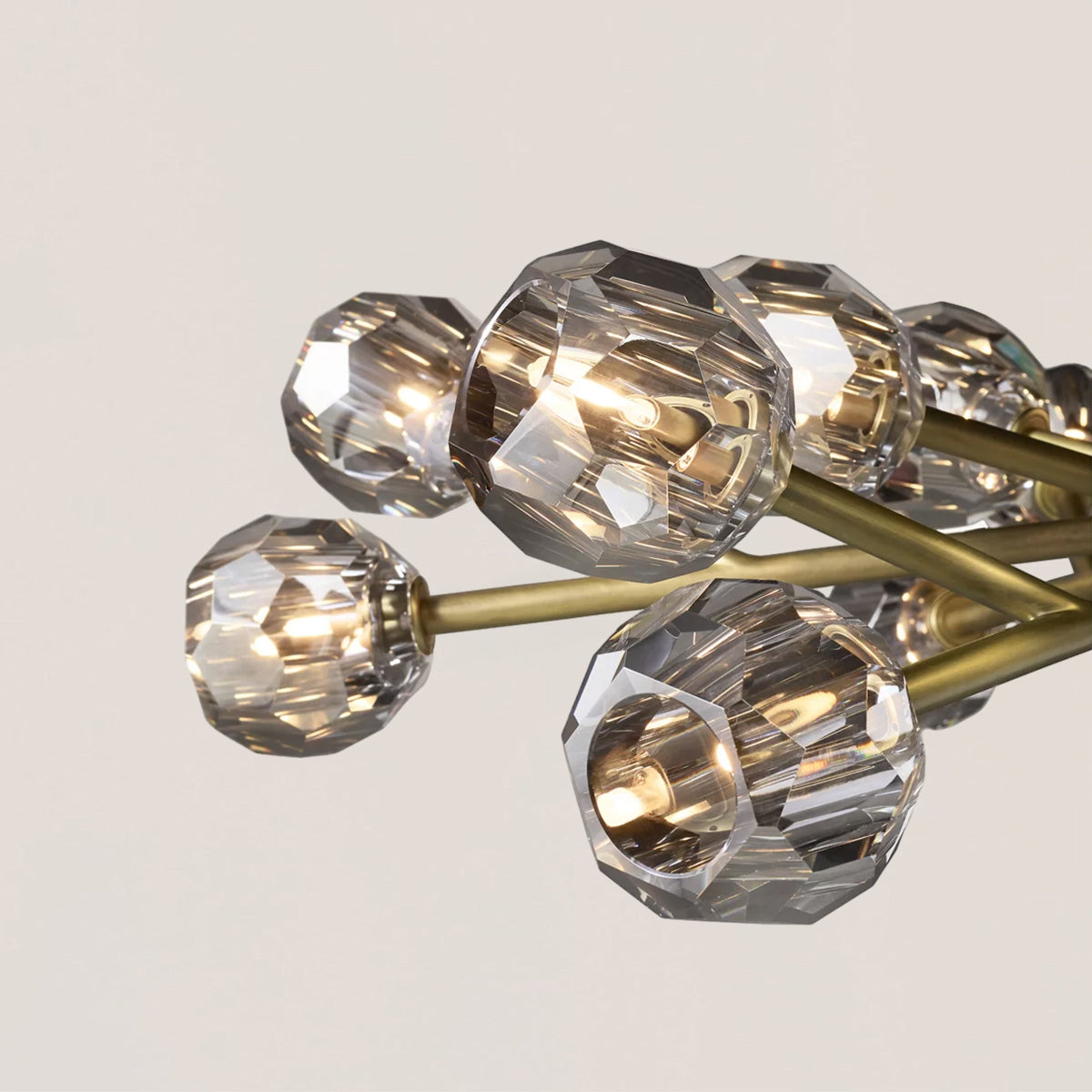 Boule De Cristal Clear Glass Ball Modern Round Chandelier Light