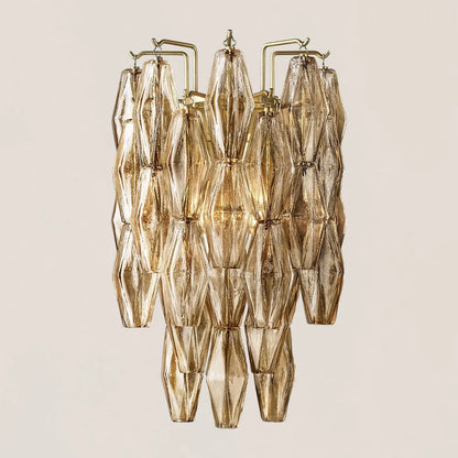 Chiara Glass Short Wall Sconce