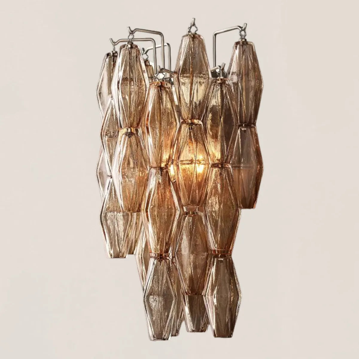 Chiara Glass Short Wall Sconce