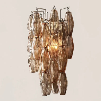 Chiara Glass Short Wall Sconce