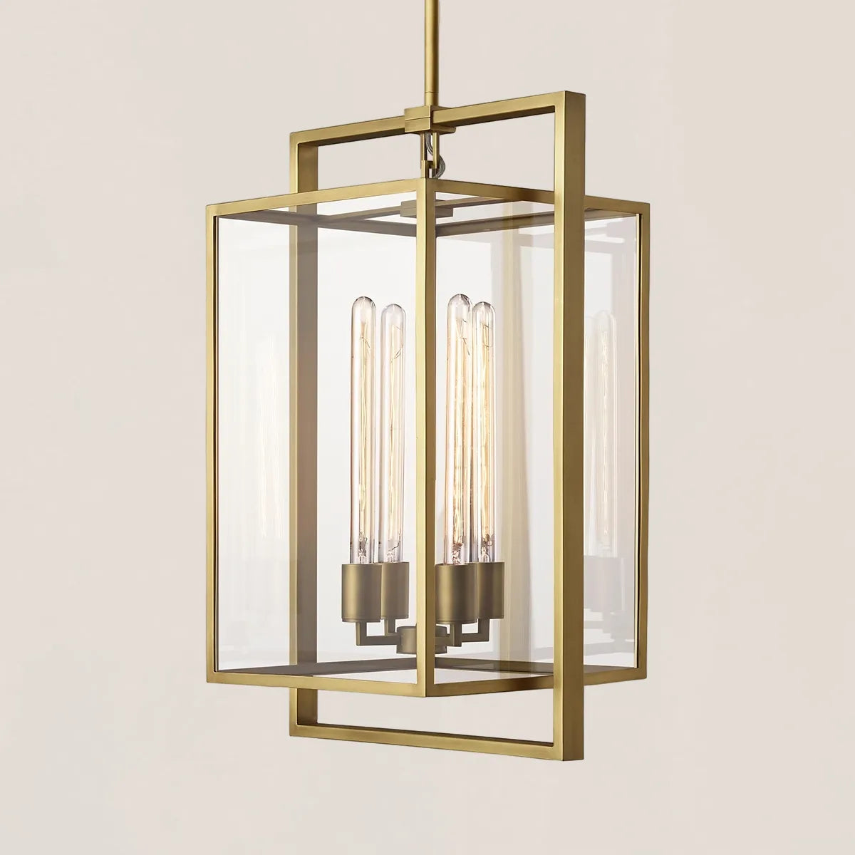 Beckman Modern Brass Pendant
