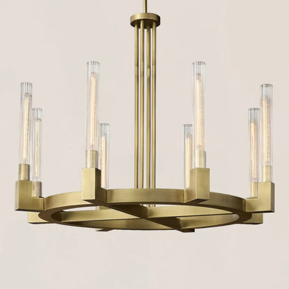 Cannele Glass Round Chandelier