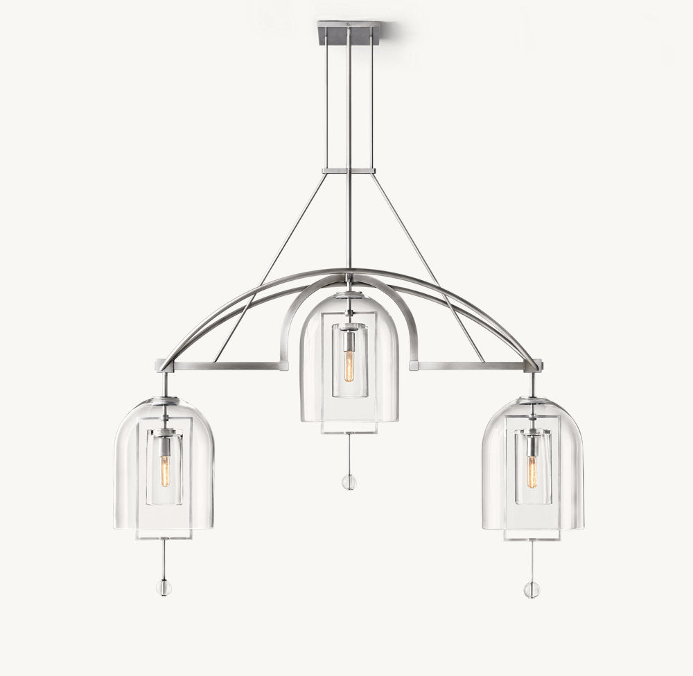 Fulcrum Grand Linear Chandelier 61"