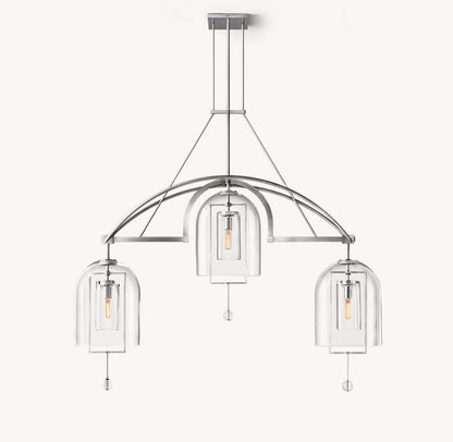 Fulcrum Grand Linear Chandelier 61"