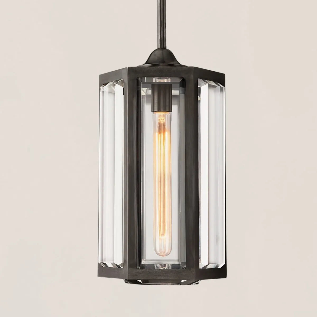 Chevalier Brass Crystal Pendant