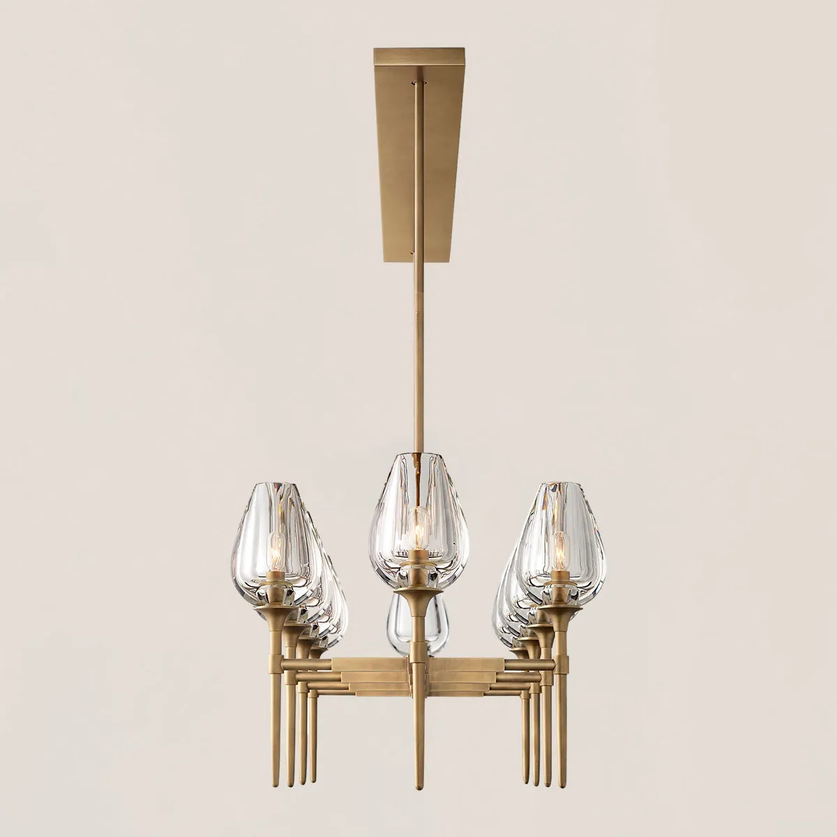 Tulip Crystal Linear Chandelier