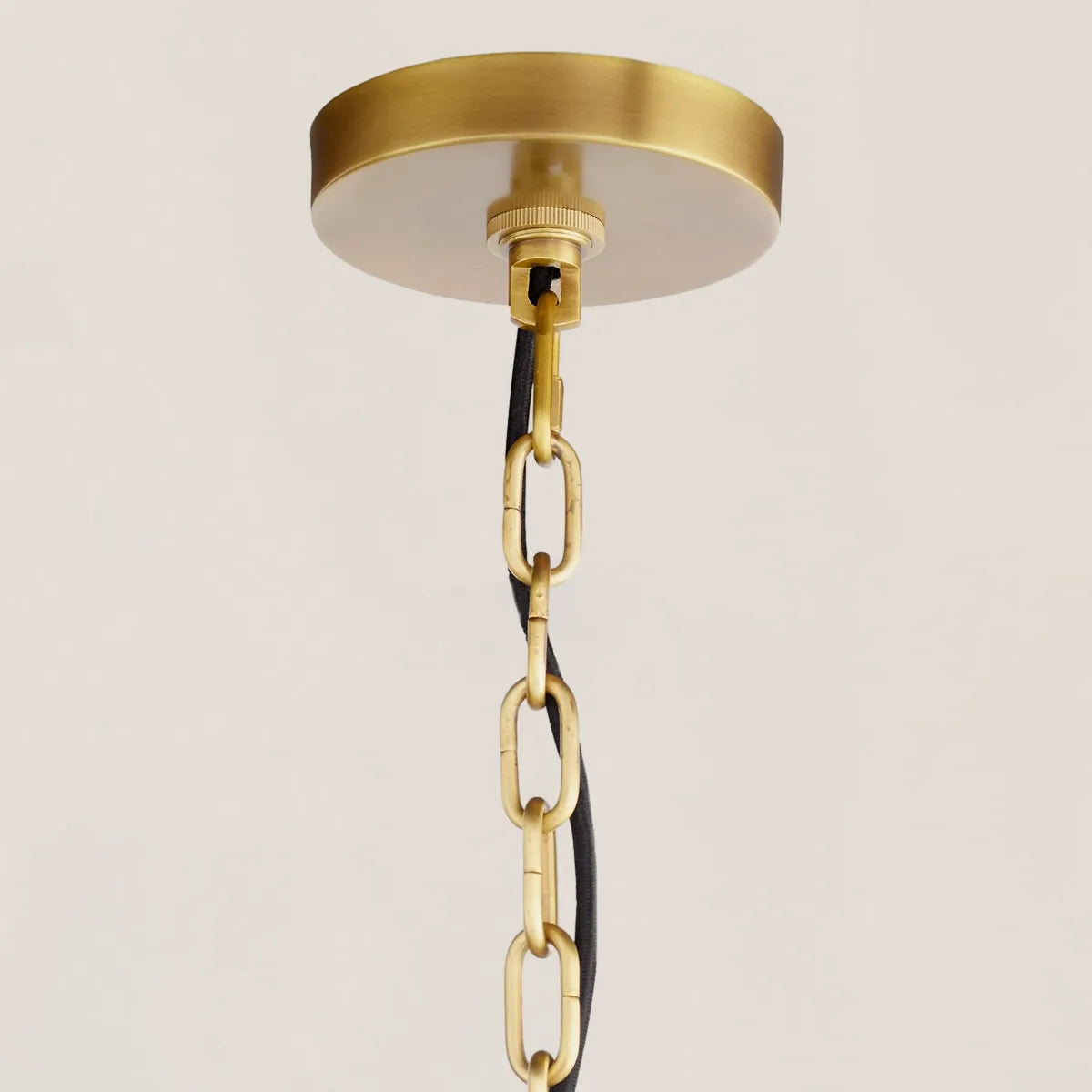 Cathedral Brass Chandelier 24"