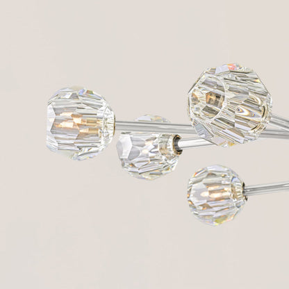 Boule De Crystal Oval Chandelier 72"