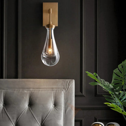 Raindrop Glass Wall Sconce