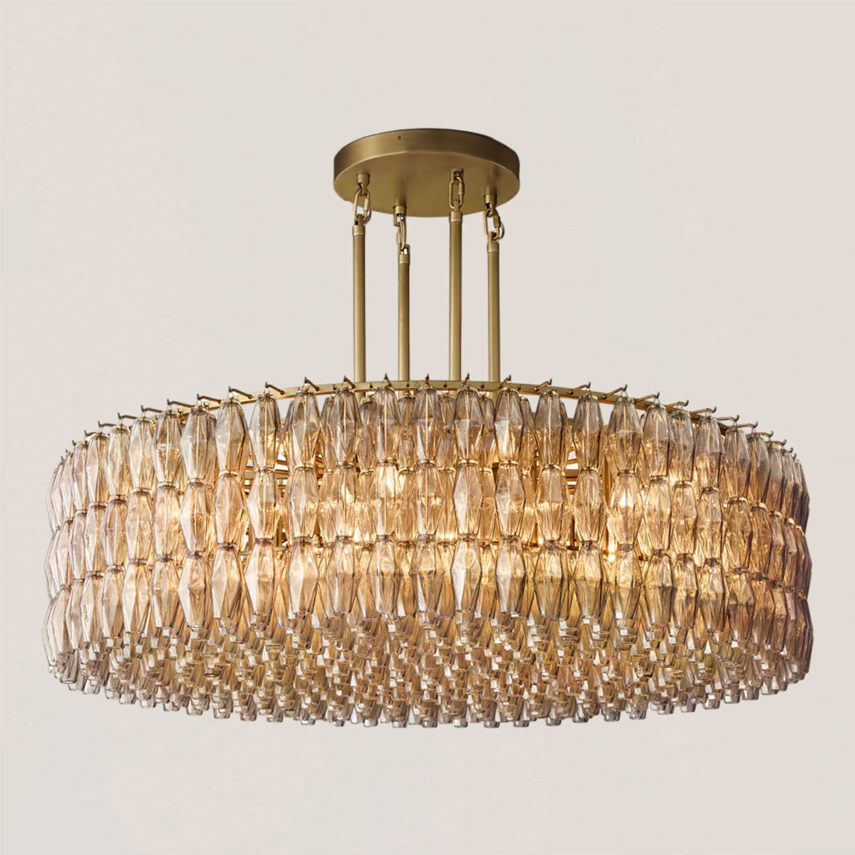 Chiara Glass Round Chandelier