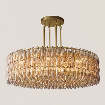 Chiara Glass Round Chandelier