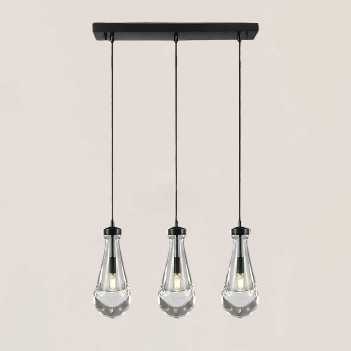 Raindrop Rectangular Pendant