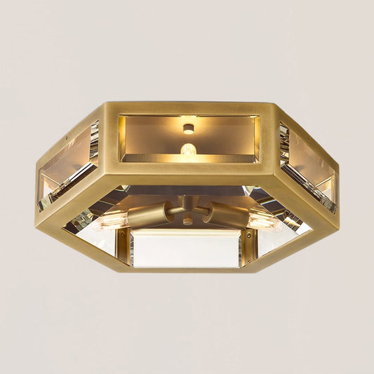 Chevalier Brass Flushmount