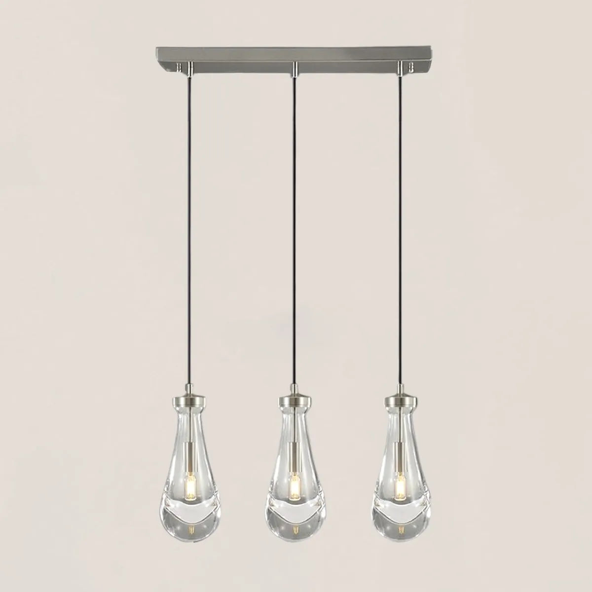 Raindrop Rectangular Pendant