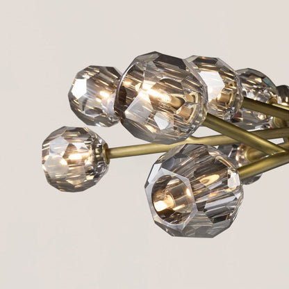 Boule De Crystal Oval Chandelier 72"