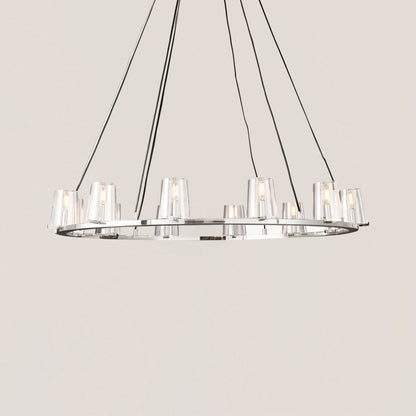 Pauillac Glass Round Chandelier 48"