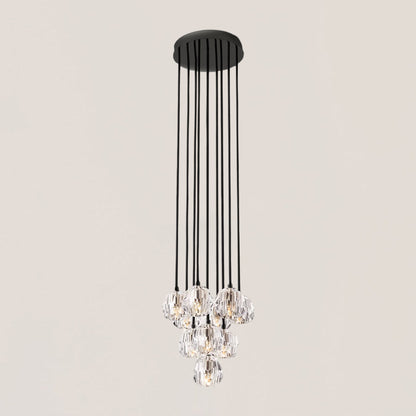 Boule De Crystal Round Cluster Chandelier