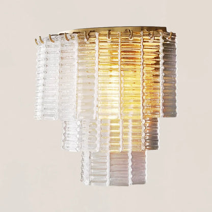Sirene Clear Glass Wall Sconce