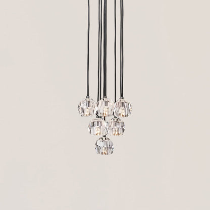 Boule De Crystal Round Cluster Chandelier