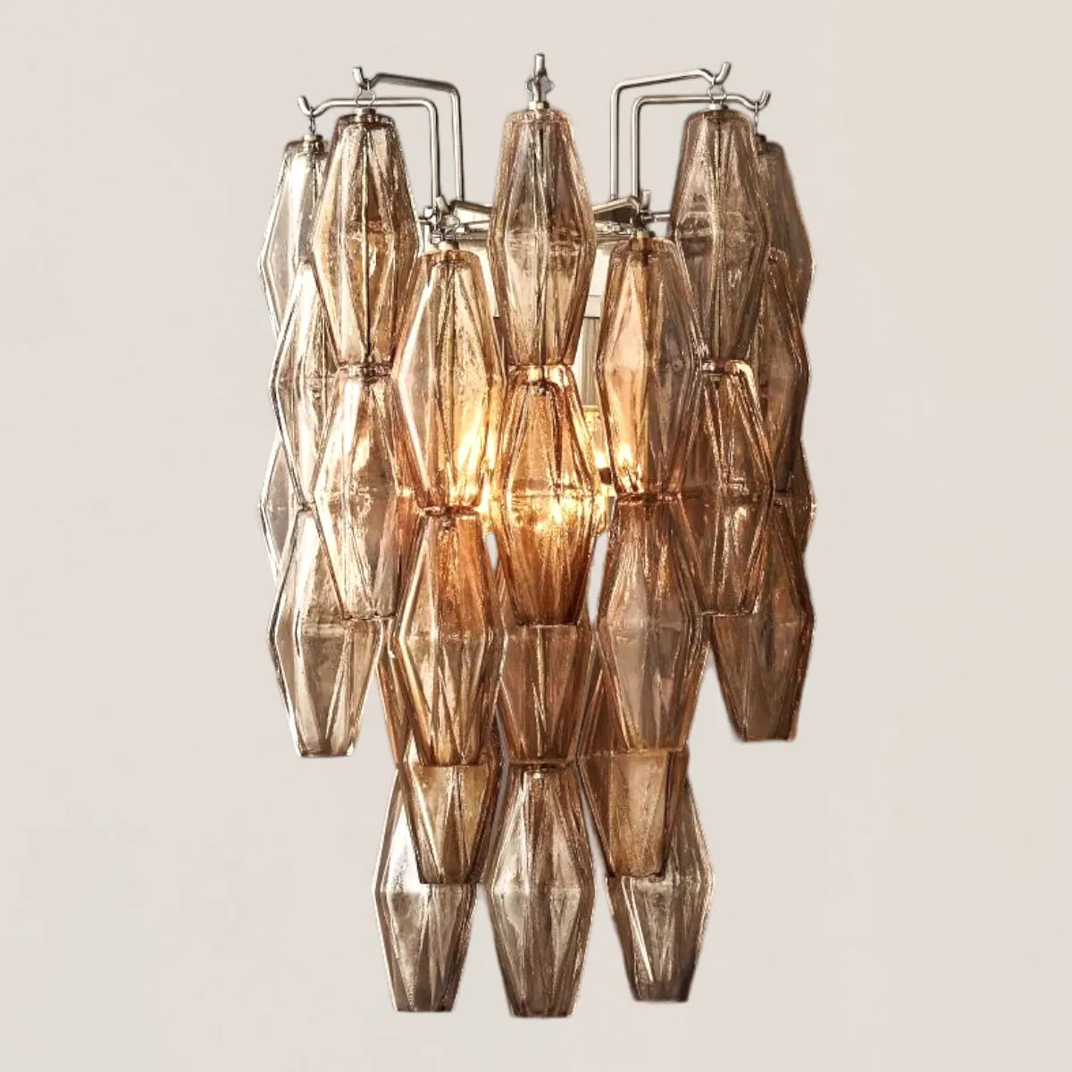Chiara Glass Short Wall Sconce