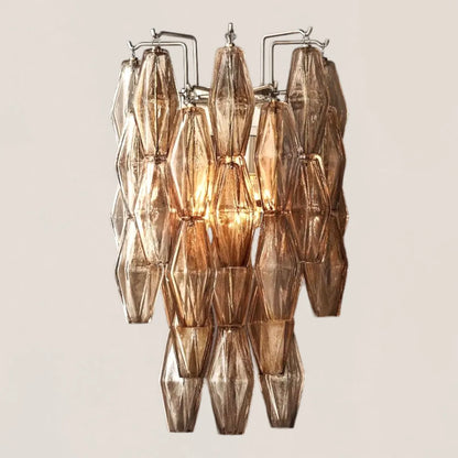 Chiara Glass Short Wall Sconce