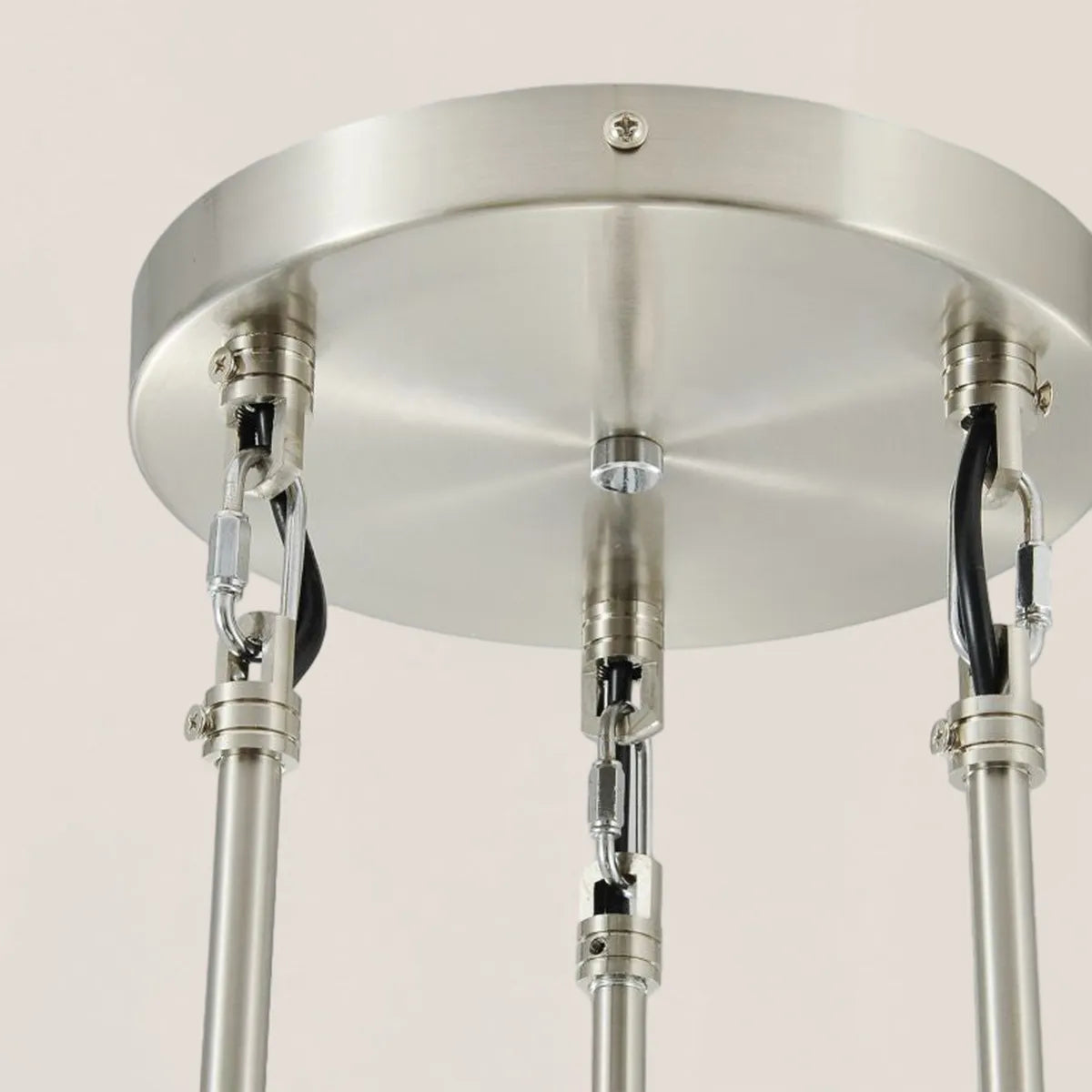 Raindrop Rod Round Chandelier